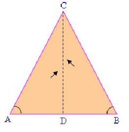 Ciri-ciri segitiga sama kaki